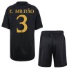 Maillot de Supporter Real Madrid E. Militao 3 Troisième 2023-24 Pour Enfant